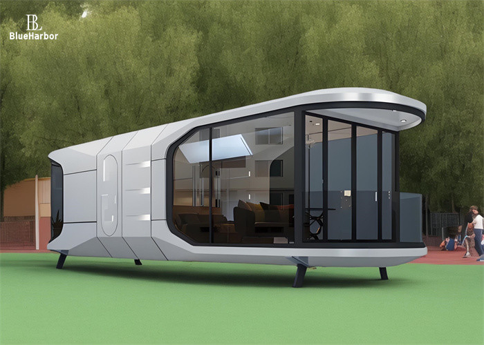 Smart Furniture Space Capsule House Untuk 1-4 Orang Dengan Pengertian Teknologi yang Lengkap