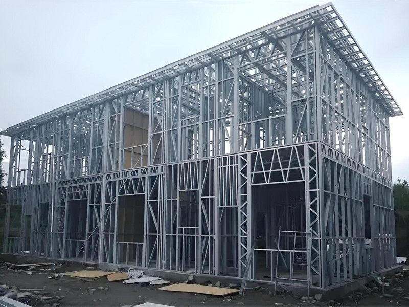 AS/AZ/EU/USA Standard Light Gauge Steel House / Prefab Rumah Logam yang dilengkapi sepenuhnya